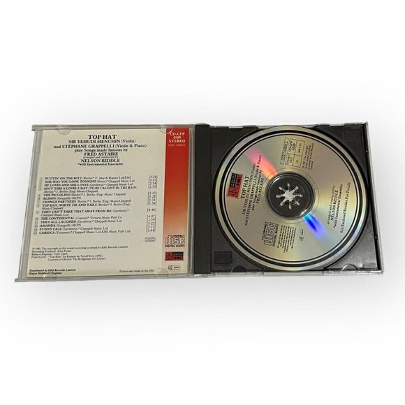 Top Hat by Stéphane Grappelli (CD, EMI Angel (USA)) - Used - Picture 4 of 4